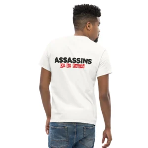 T-shirt Assassins De Le Français, vue de trois quarts dos